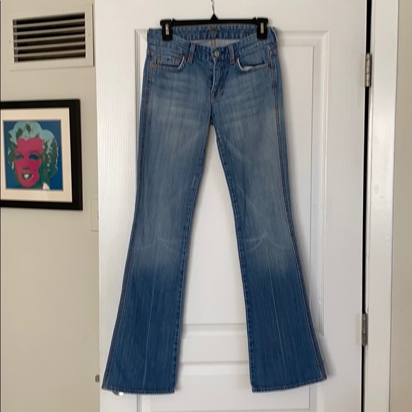 7 for All Mankind “A” Pocket Bootcut Jeans - Picture 4 of 8